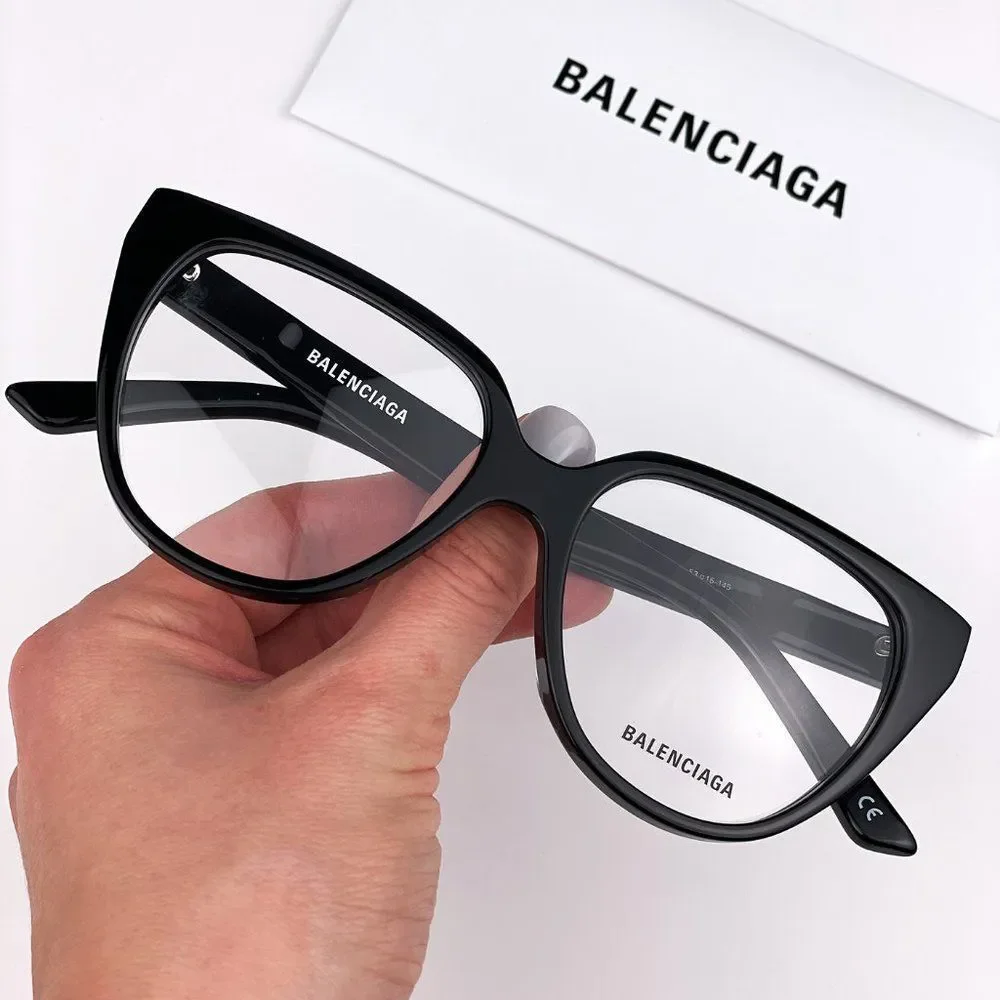 Balenciaga Everyday BB0129O 001 Eyeglasses Black Women